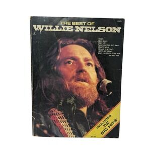 THE BEST OF WILLIE NELSON 1976 Sheet Music Piano Guitar‎ Song Book 143 pg